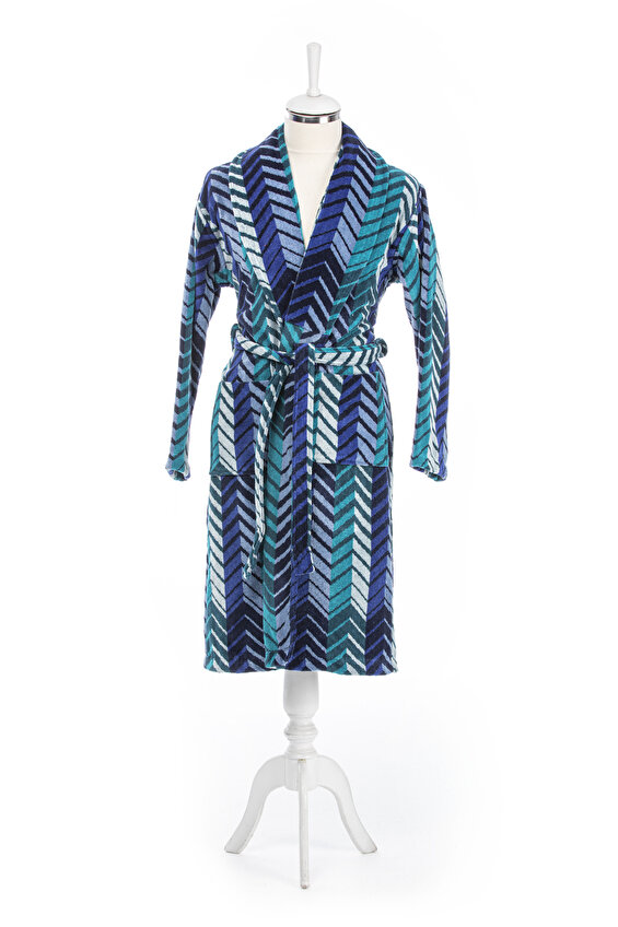 Özdilek Hawai Eclectic Kadife Şal Yaka Bornoz XXL Beden Özdilek Hawai Eclectic Kadife Şal Yaka Bornoz XXL Beden