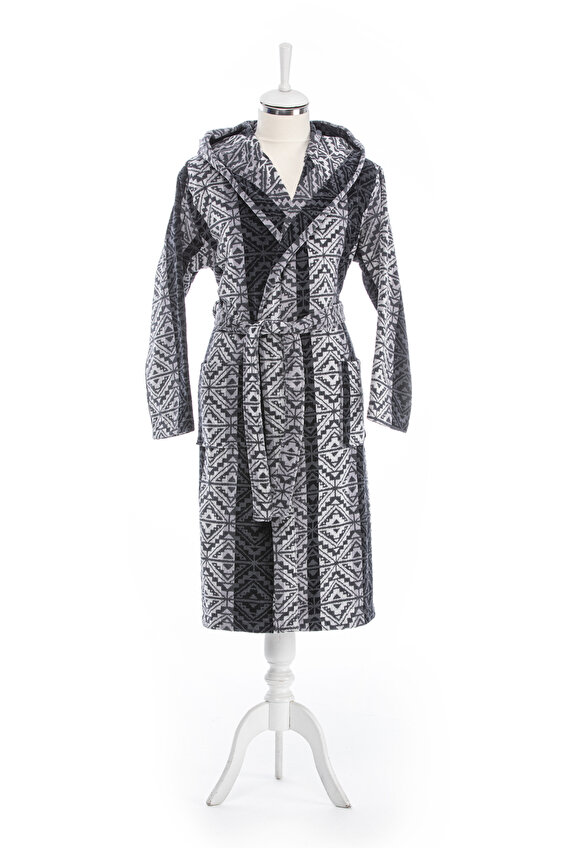 Özdilek Hawai Tapetto Kadife Kapüşonlu Bornoz XXL Beden Özdilek Hawai Tapetto Kadife Kapüşonlu Bornoz XXL Beden