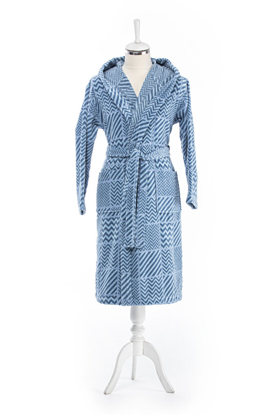 Özdilek Hawai Maro Kadife Kapüşonlu Bornoz XXL Beden Özdilek Hawai Maro Kadife Kapüşonlu Bornoz XXL Beden