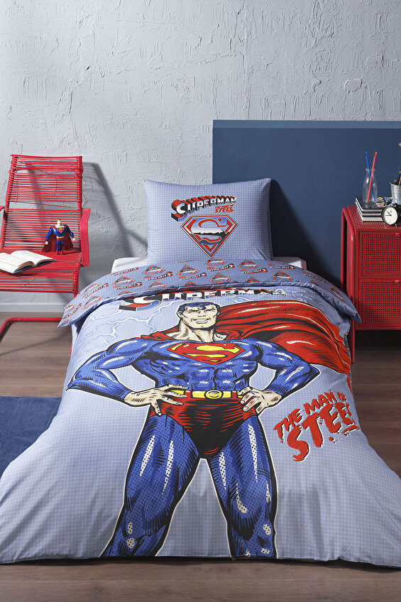 Özdilek Superman Light Tek Kişilik Lisanslı Çocuk Nevresim Takımı Özdilek Superman Light Tek Kişilik Lisanslı Çocuk Nevresim Takımı