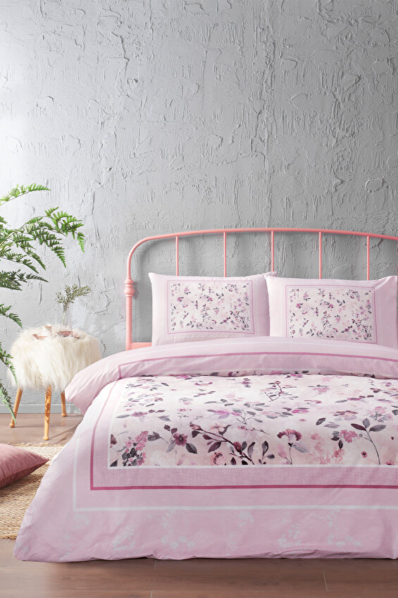 Özdilek Fleur Rose Çift Kişilik Nevresim Takımı Özdilek Fleur Rose Çift Kişilik Nevresim Takımı