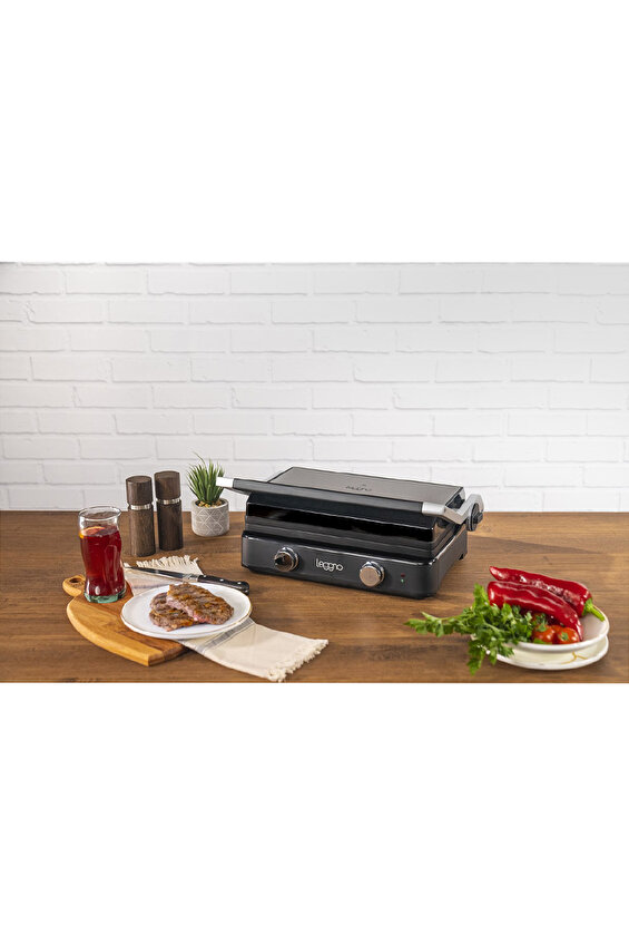 Leggno Gourmet Pro Izgara Ve Tost Makinesi 2000 Watt LE-GR101PRO Leggno Gourmet Pro Izgara Ve Tost Makinesi 2000 Watt LE-GR101PRO
